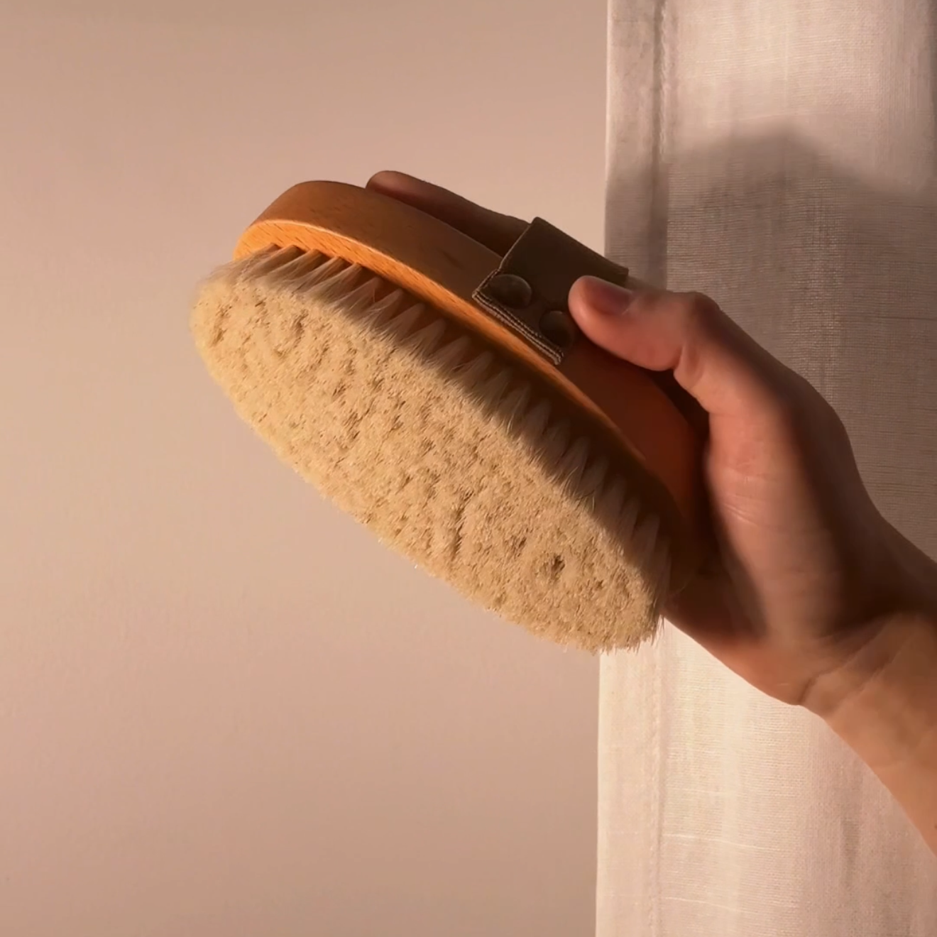 Natural Horse Hair Anti-Cellulite Body Brush