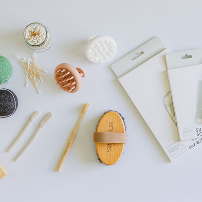 Eco Luxe Self-Care Bundle with 6 Wellness Teas and Limited Edition Cellulite Brush Included