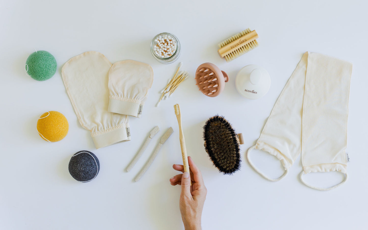 Eco Luxe Self-Care Bundle with Wellness Teas and Limited Edition Cellulite Brush - Ecovibes
