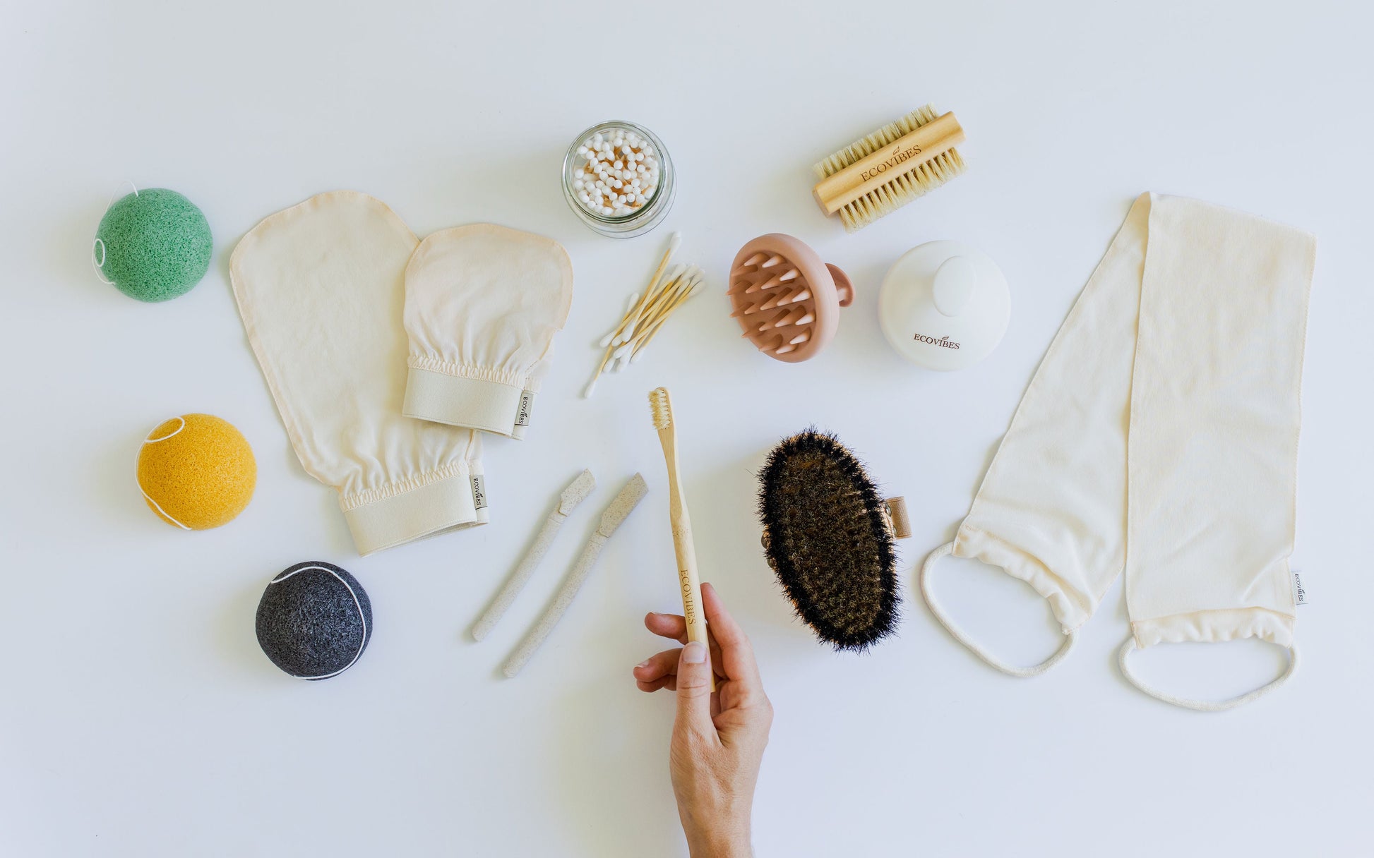 Eco Luxe Self-Care Bundle with Wellness Teas and Limited Edition Cellulite Brush - Ecovibes