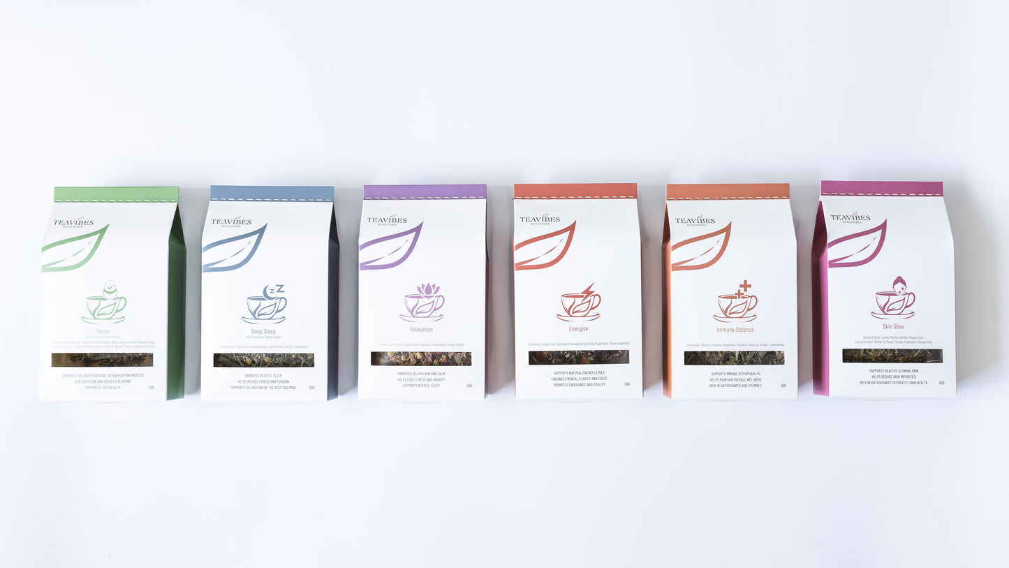 Eco Luxe Self-Care Bundle with 6 Wellness Teas and Limited Edition Cellulite Brush Included