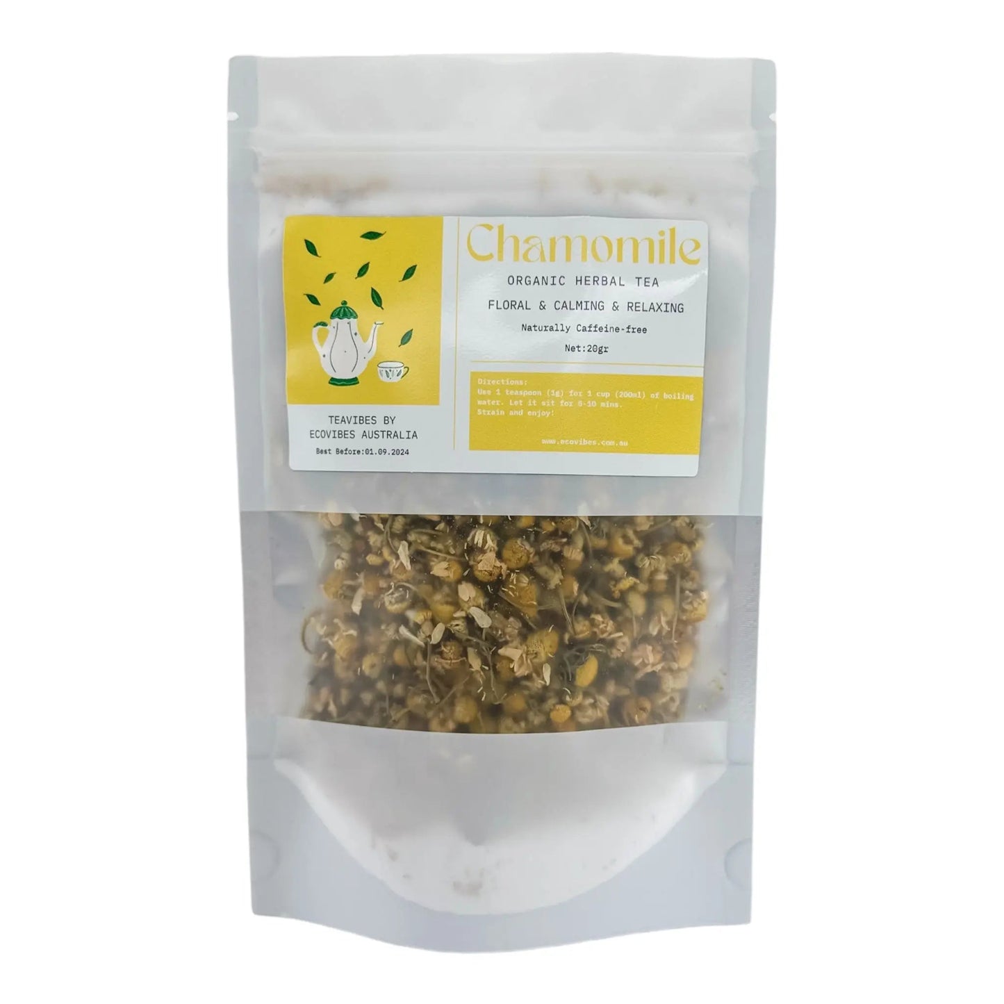 Organic Chamomile Herbal Tea - Ecovibes