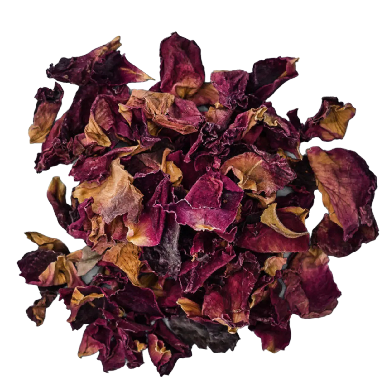 Organic dried rose petals tea hydrating and refreshing beverage