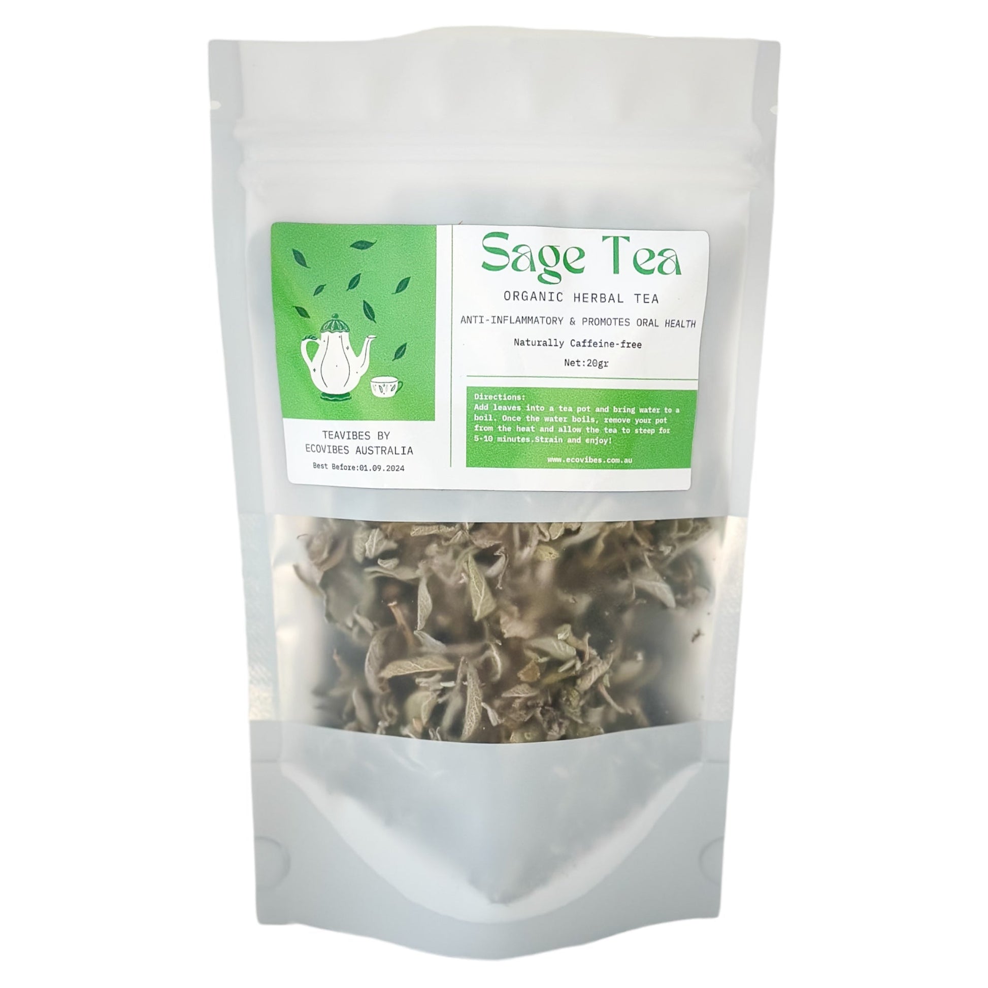 Organic Sage Tea - Ecovibes